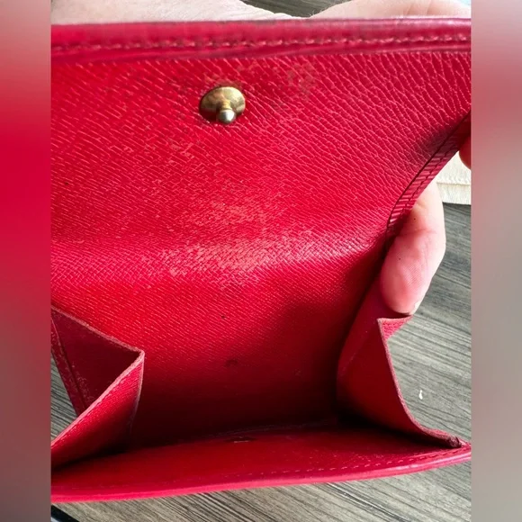 LV BUNDLE Epi red key holder and Elise wallet and dust  display picture 1